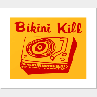 Bikini Kill (red) Posters and Art